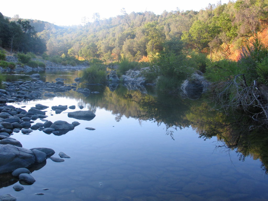 The Bear River at sunrise.