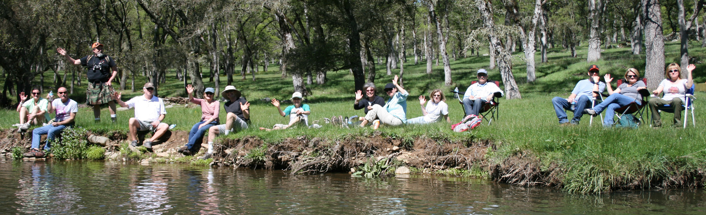 Placer Land Trust supporters enjoy a hike and picnic at Taylor Ranch Preserve.